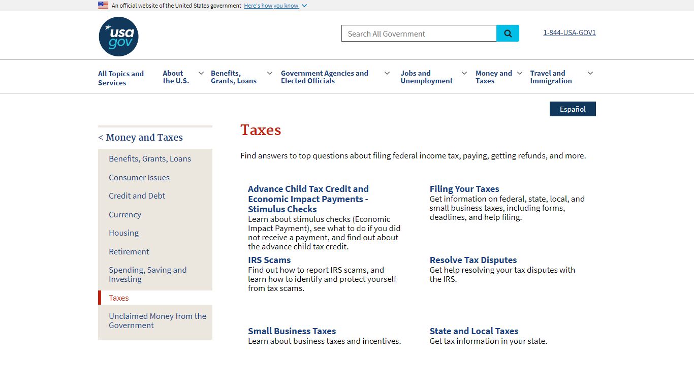 Taxes | USAGov